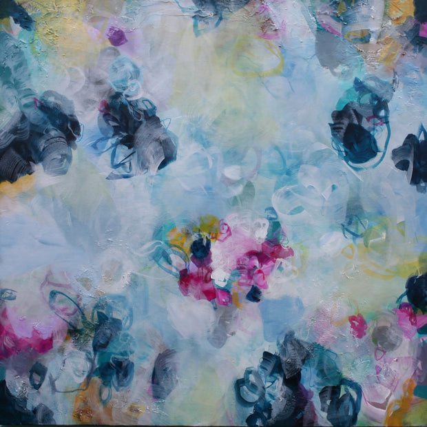 Petunia Blooms - Original Painting by Susan Wooler