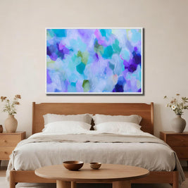 Lavender Dreams - Framed Canvas Print by Susan Wooler