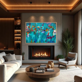 Where the Ridge Meets the Deep - Framed Canvas Print by Susan Wooler