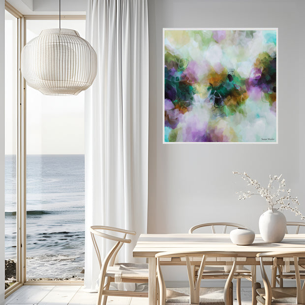 Whispers in the Forest- Framed Canas Print By Susan Wooler