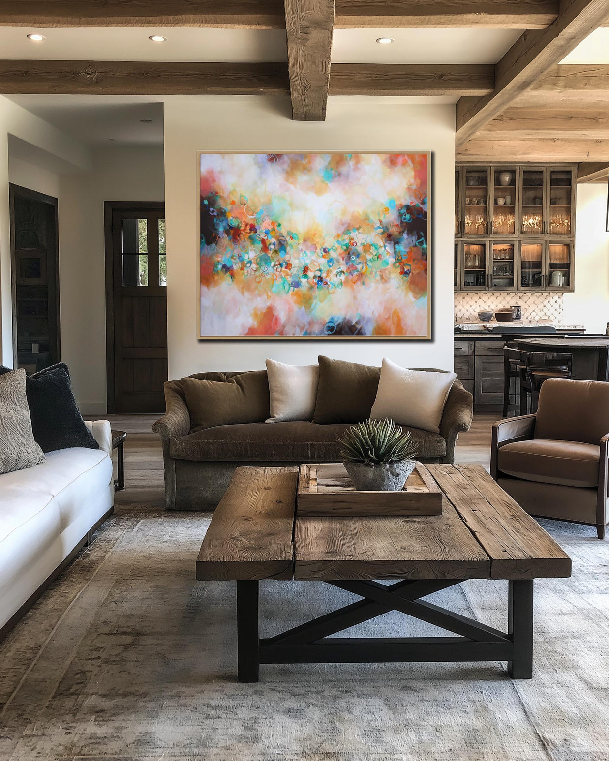 Golden Hour - Framed Canvas Print by Susan Wooler