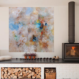 Sound of the raindrops - Original Painting by Susan Wooler