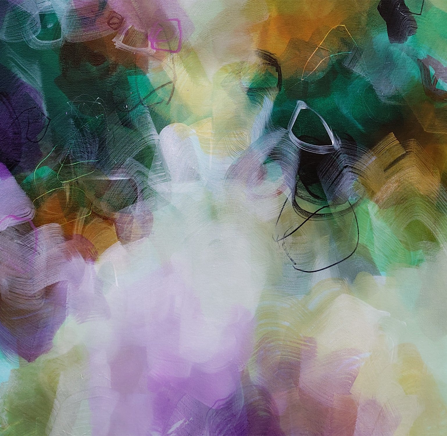 Whispers in the Forest - Original Painting by Susan Wooler
