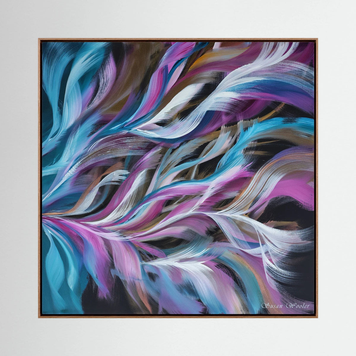 Kinetic - Framed Canvas Print