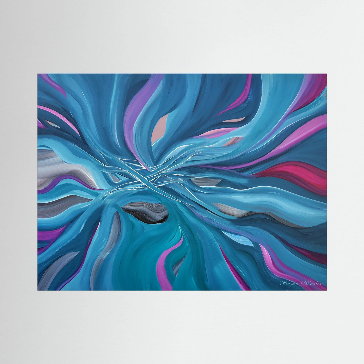 Luminescence - Framed Canvas Print