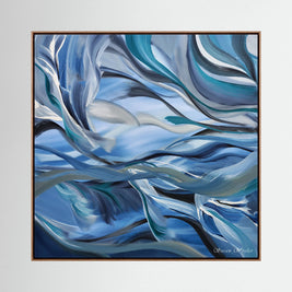 Surge - Framed Canvas Print