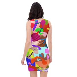 Bodycon Dress - Cuban Salsa Collection