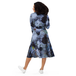 Long Sleeve Midi Dress - Noir Edit Collection
