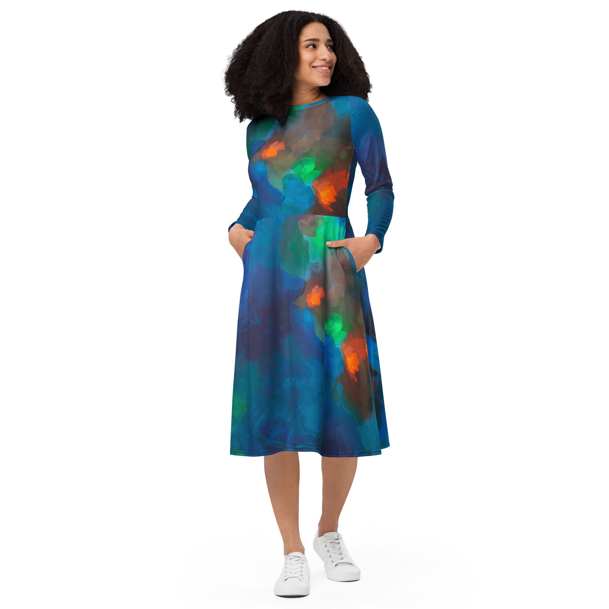 Long Sleeve Midi Dress - After Hours Collection