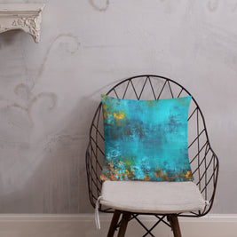 Serene Azure - Reversible Cushion