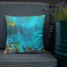 Serene Azure - Reversible Cushion