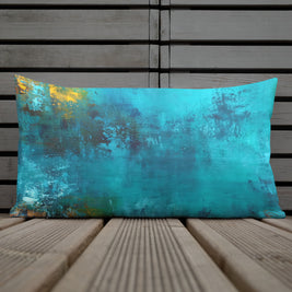 Serene Azure - Reversible Cushion