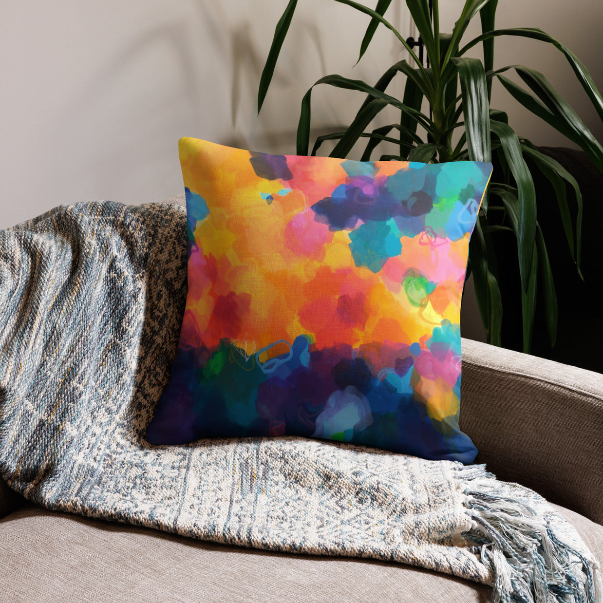 Golden Sands- Reversible Cushion