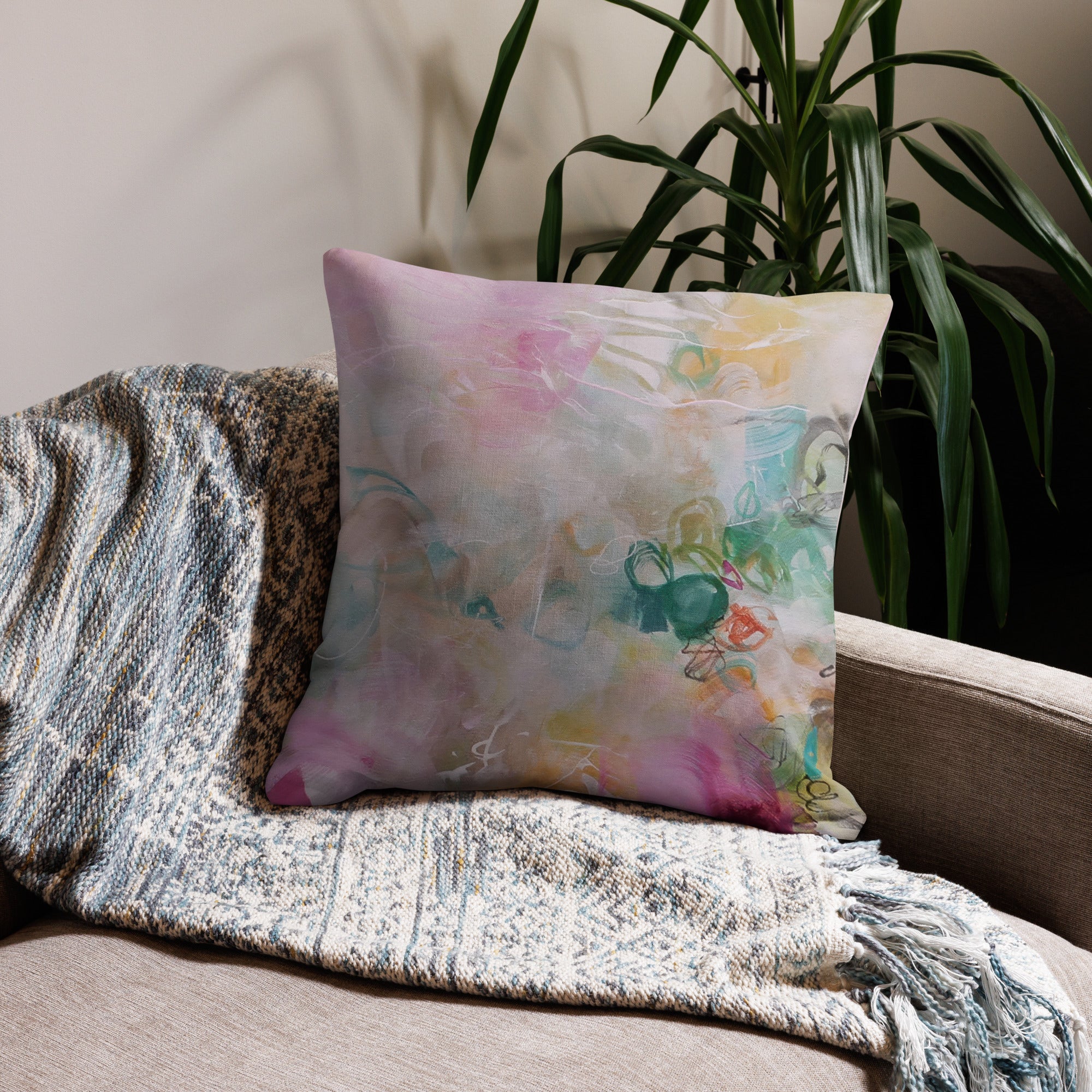 Morning Mist I - Reversible Cushion