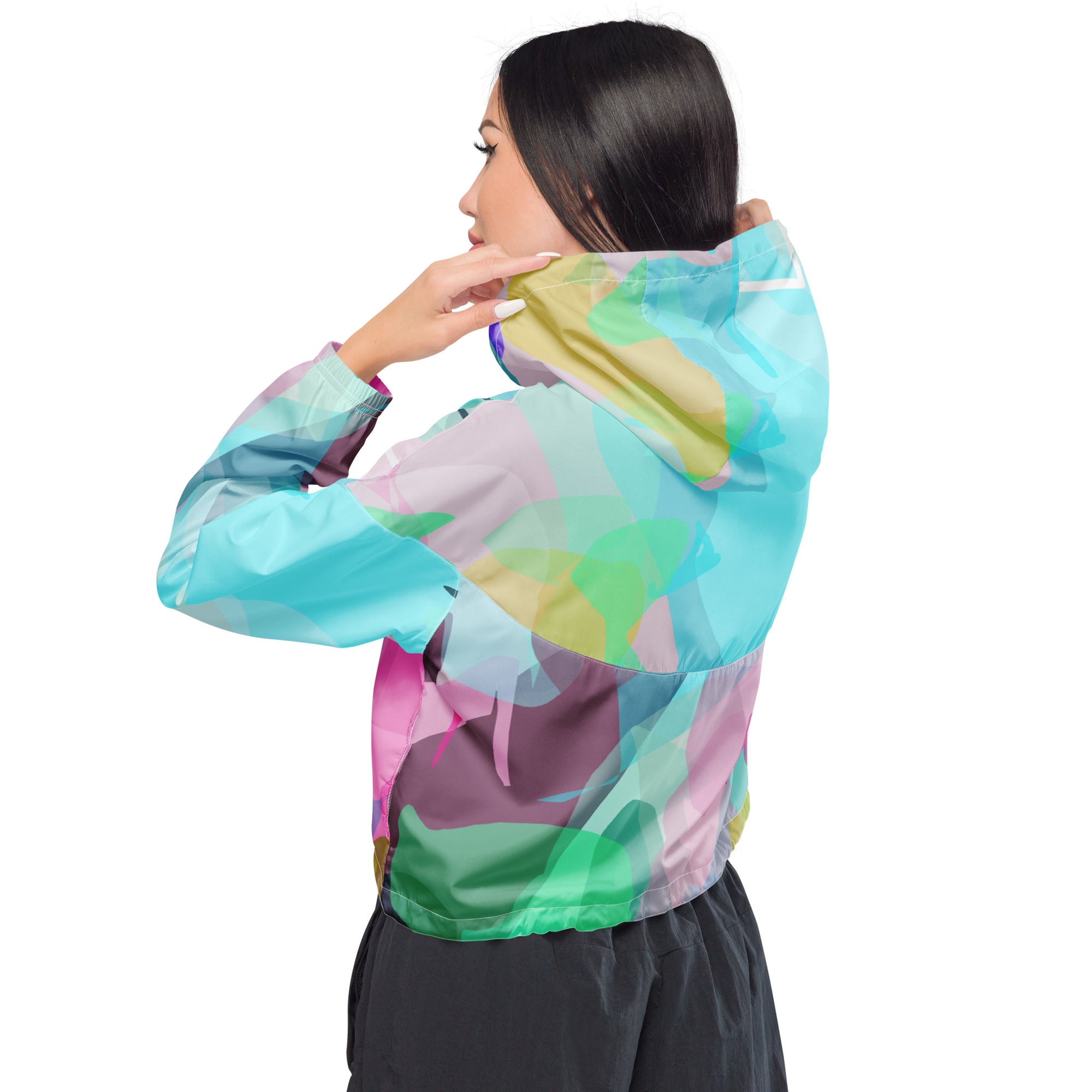 Women’s Cropped Windbreaker - The Barbados Collection