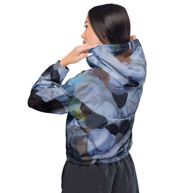 Women’s Cropped Windbreaker - Noir Edit Collection