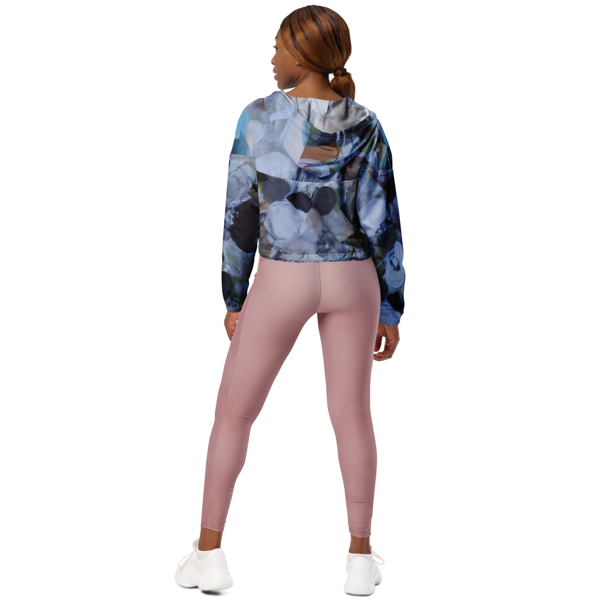 Women’s Cropped Windbreaker - Noir Edit Collection