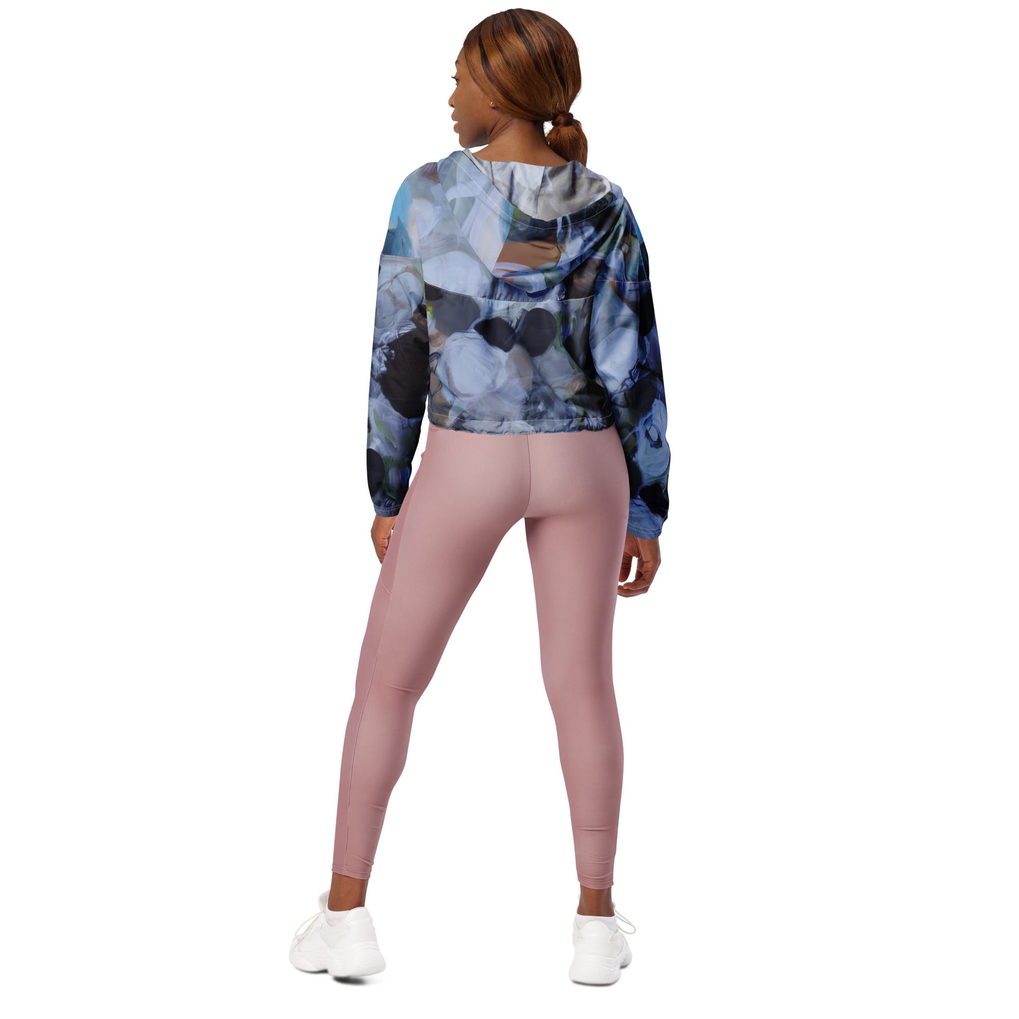 Women’s Cropped Windbreaker - Noir Edit Collection
