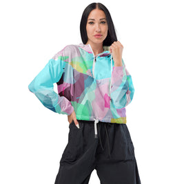 Women’s Cropped Windbreaker - The Barbados Collection