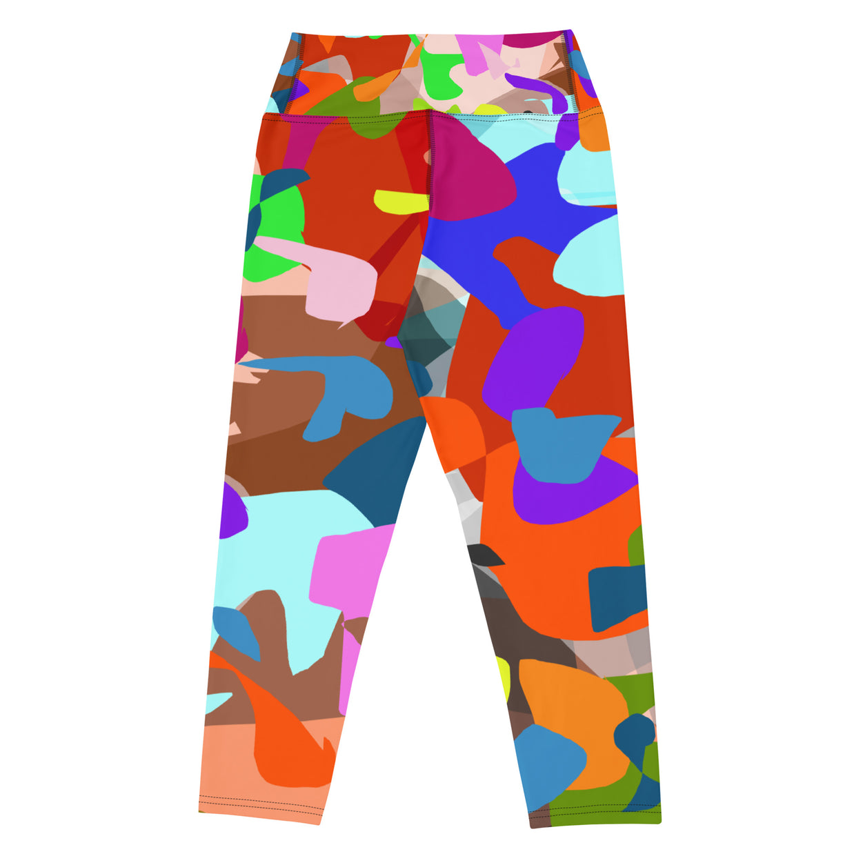 Yoga Capri Leggings - Cuban Salsa Collection