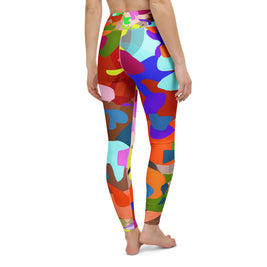 Yoga Leggings - Cuban Salsa Collection