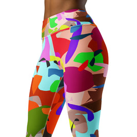 Yoga Leggings - Cuban Salsa Collection