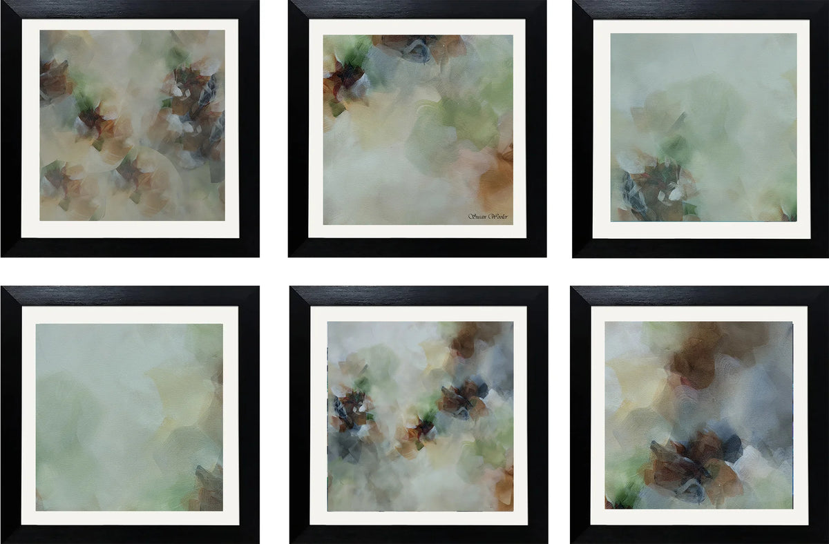 Set of Six Mini Art Prints - Morning Mist