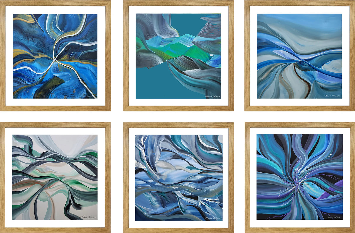 Set of Six Mini Art Prints - Ebb & Flow