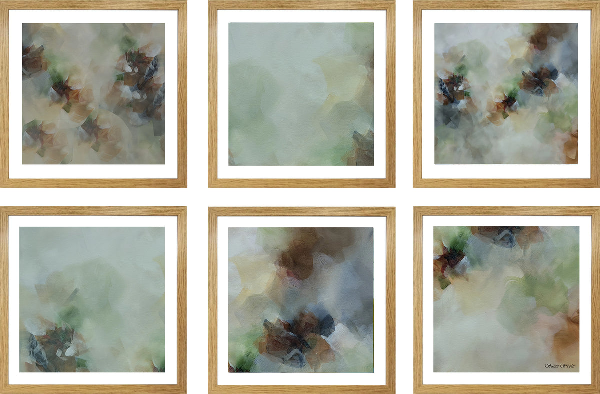 Set of Six Mini Art Prints - Morning Mist