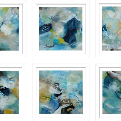 Set of Six Mini Art Prints - Sea Spray