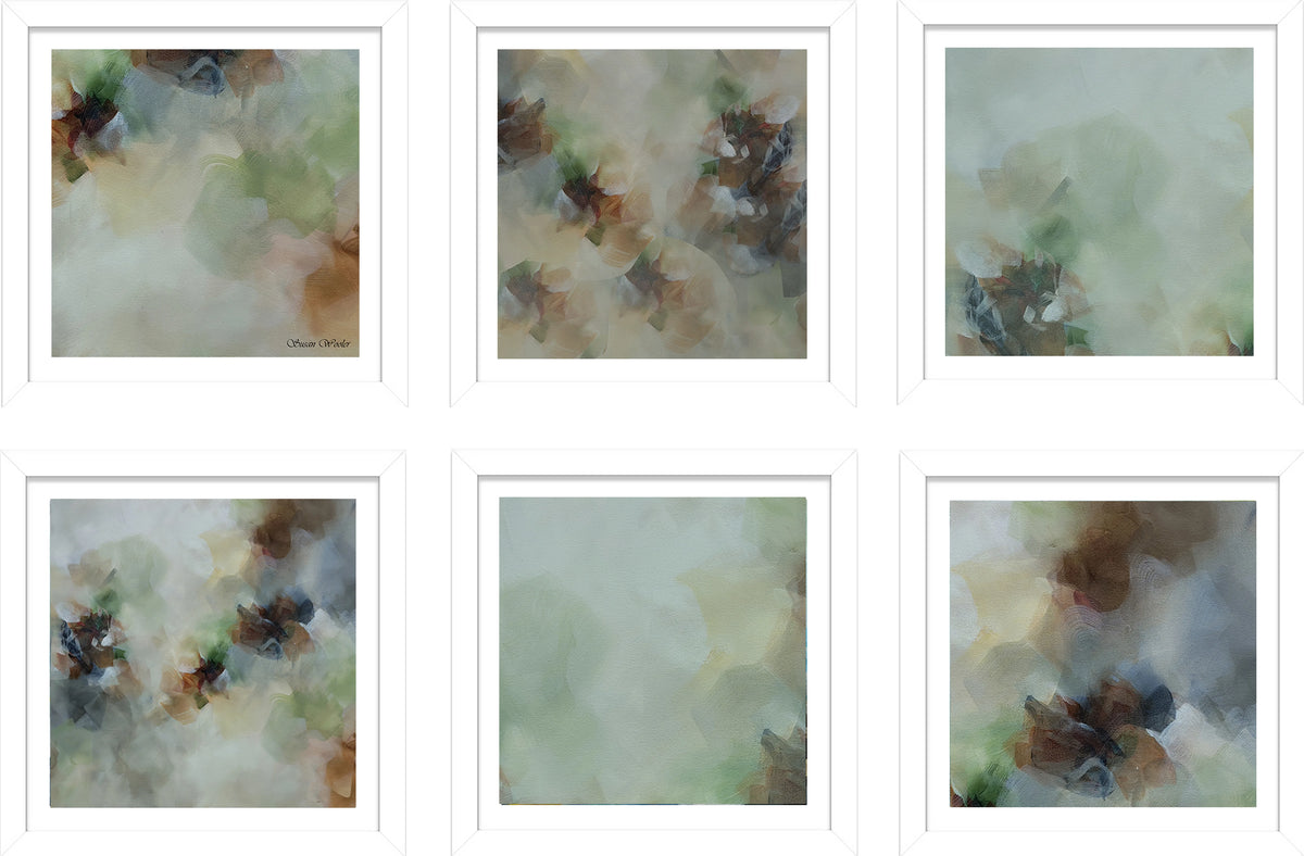 Set of Six Mini Art Prints - Morning Mist