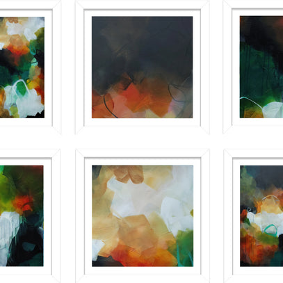 Set of Six Mini Art Prints - Earth Rhythms