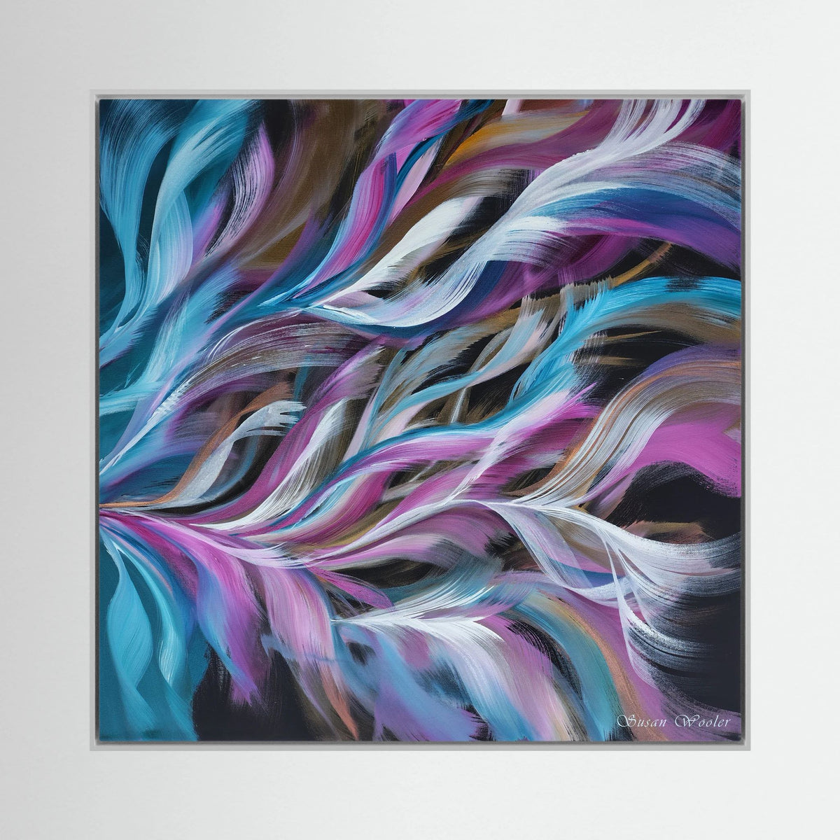 Kinetic - Framed Canvas Print