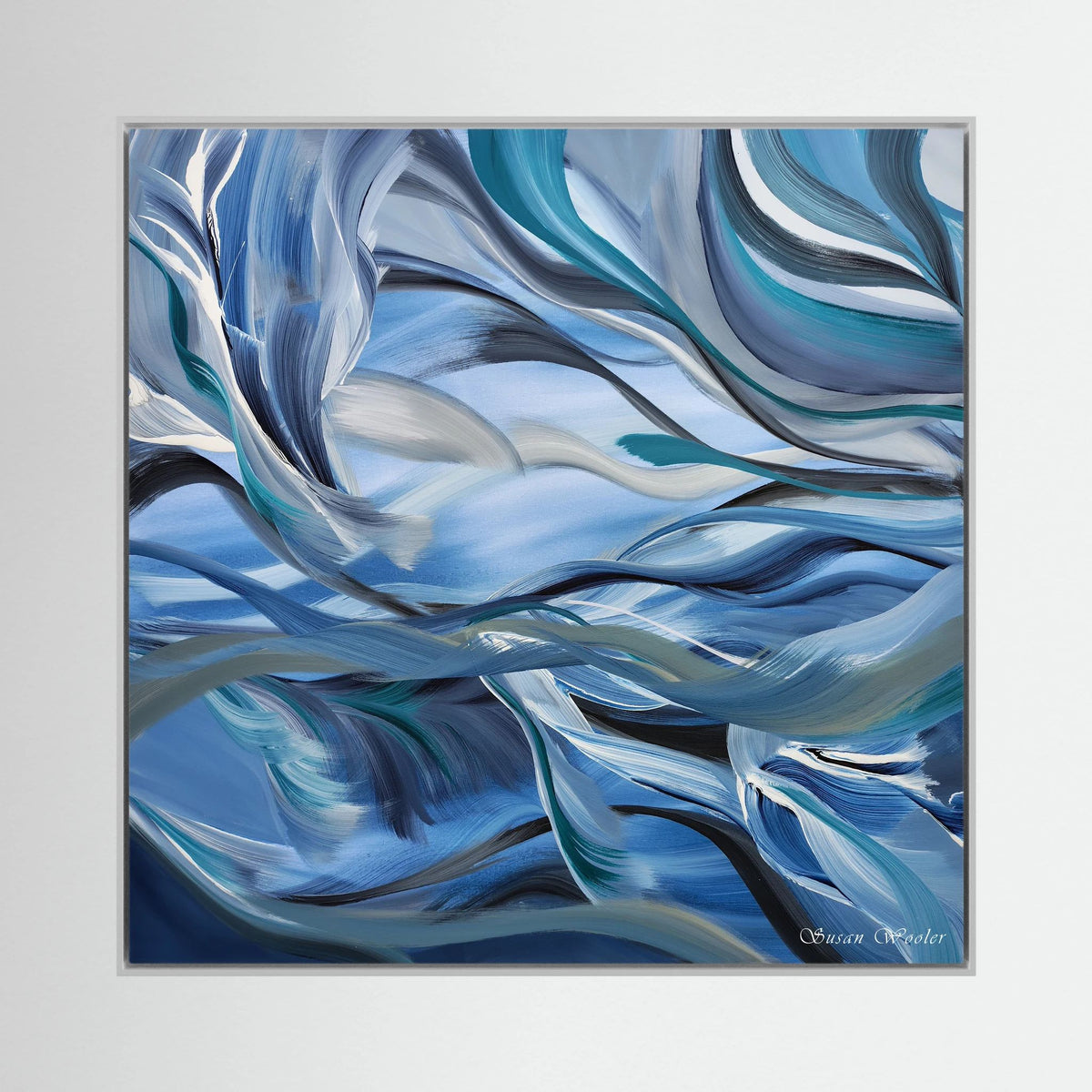 Surge - Framed Canvas Print