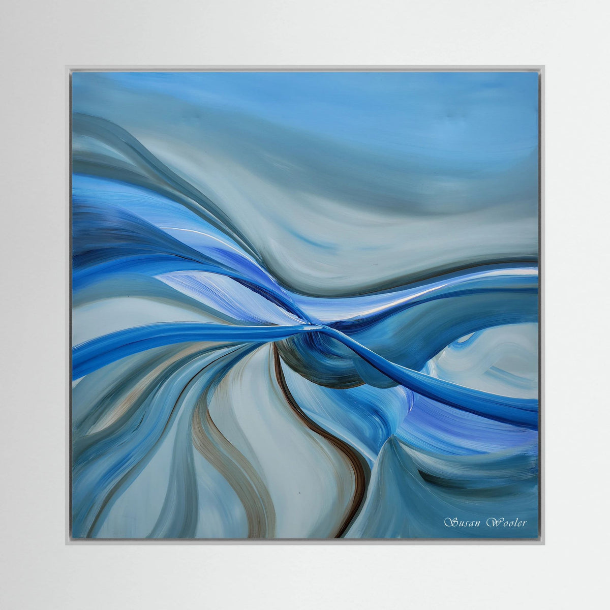 Confluence - Framed Canvas Print