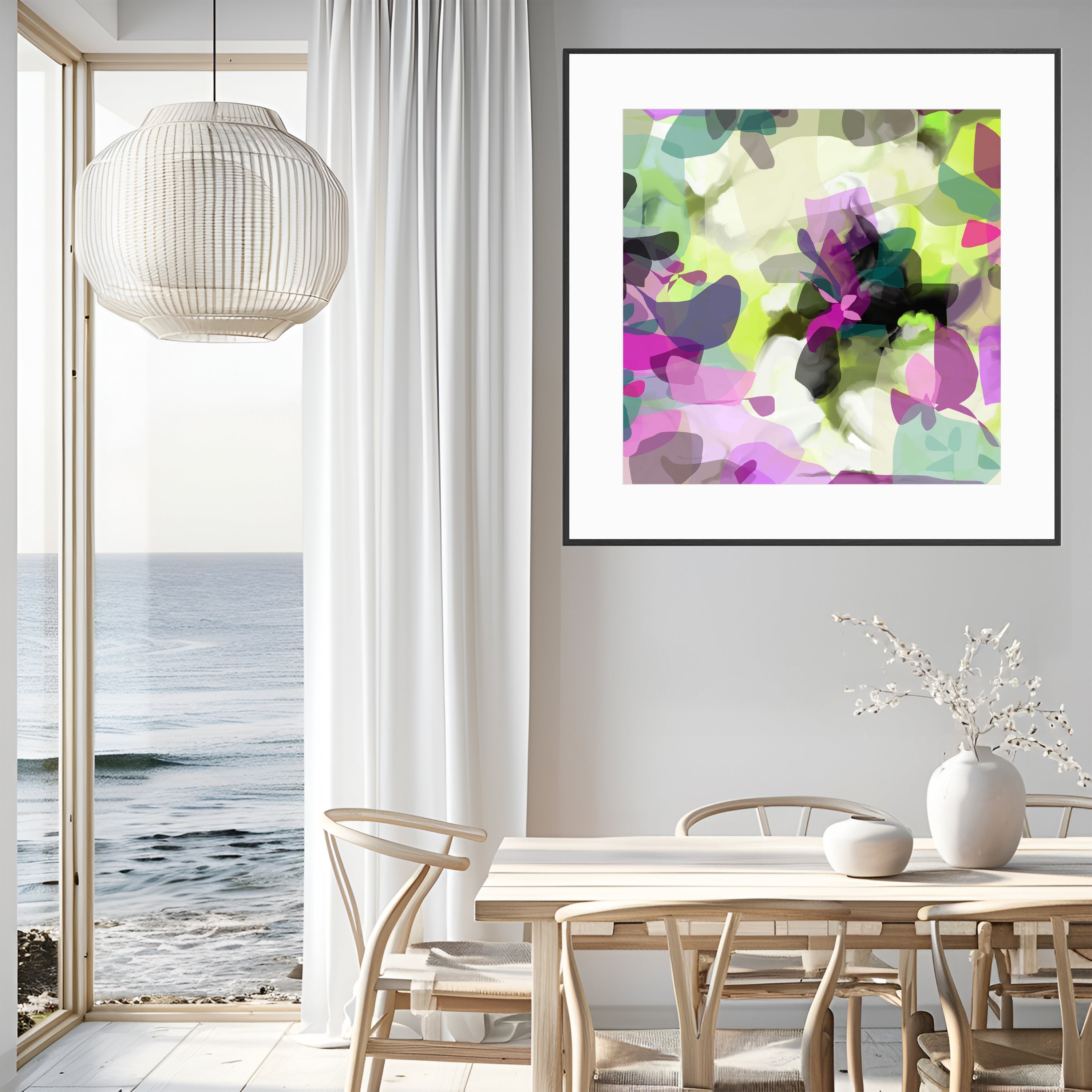 Tropical Palm I - Framed Print on Paper by Susan Wooler