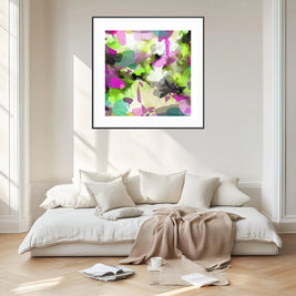 Tropical Palm II - Framed Print on Paper by Susan Wooler