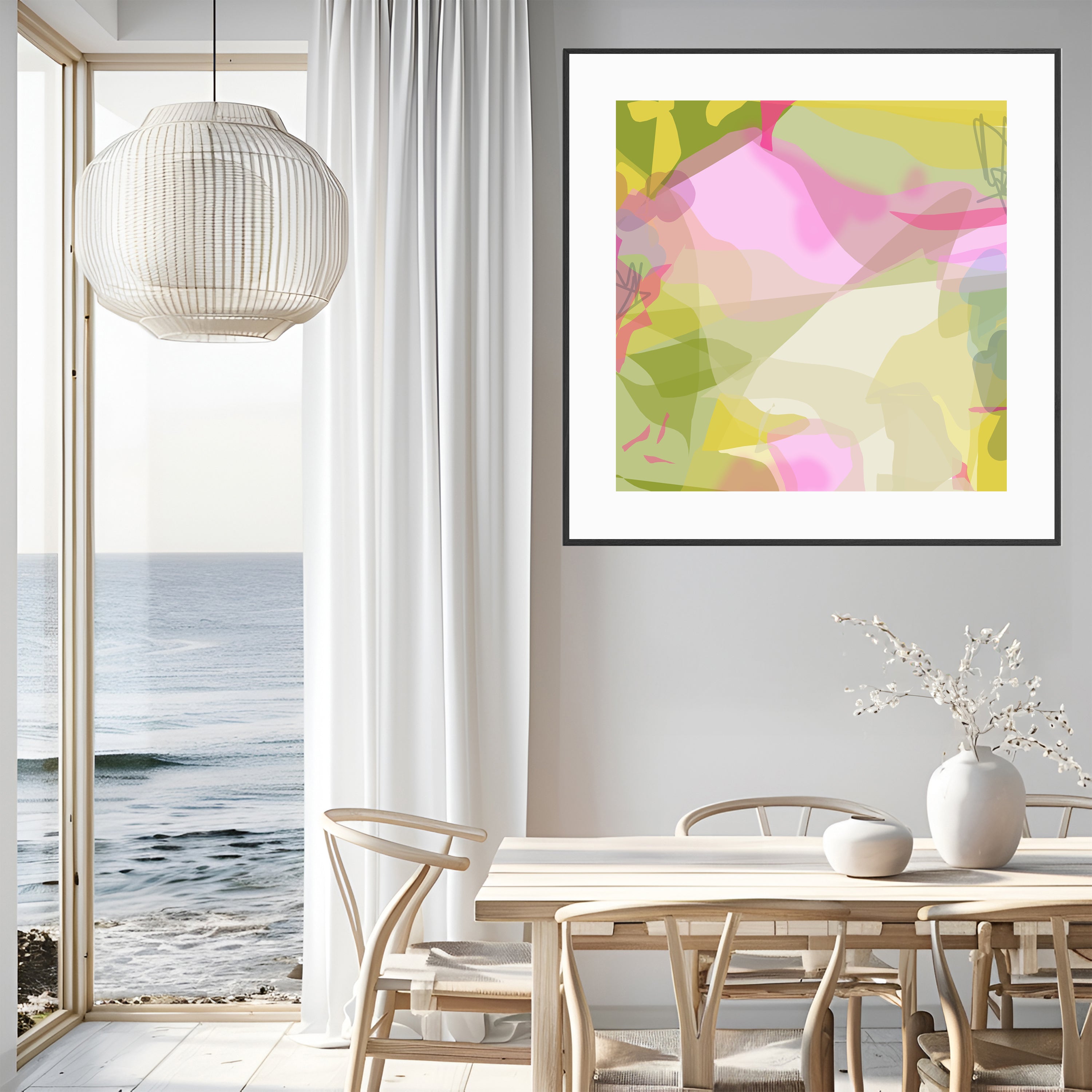 Summer Breeze - Framed Print on Paper by Susan Wooler