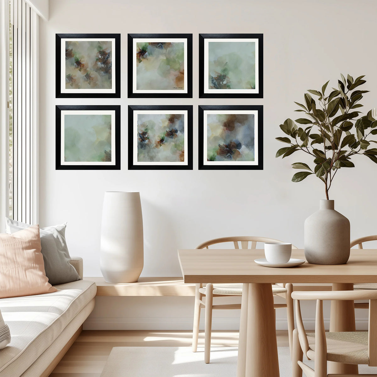 Set of Six Mini Art Prints - Morning Mist