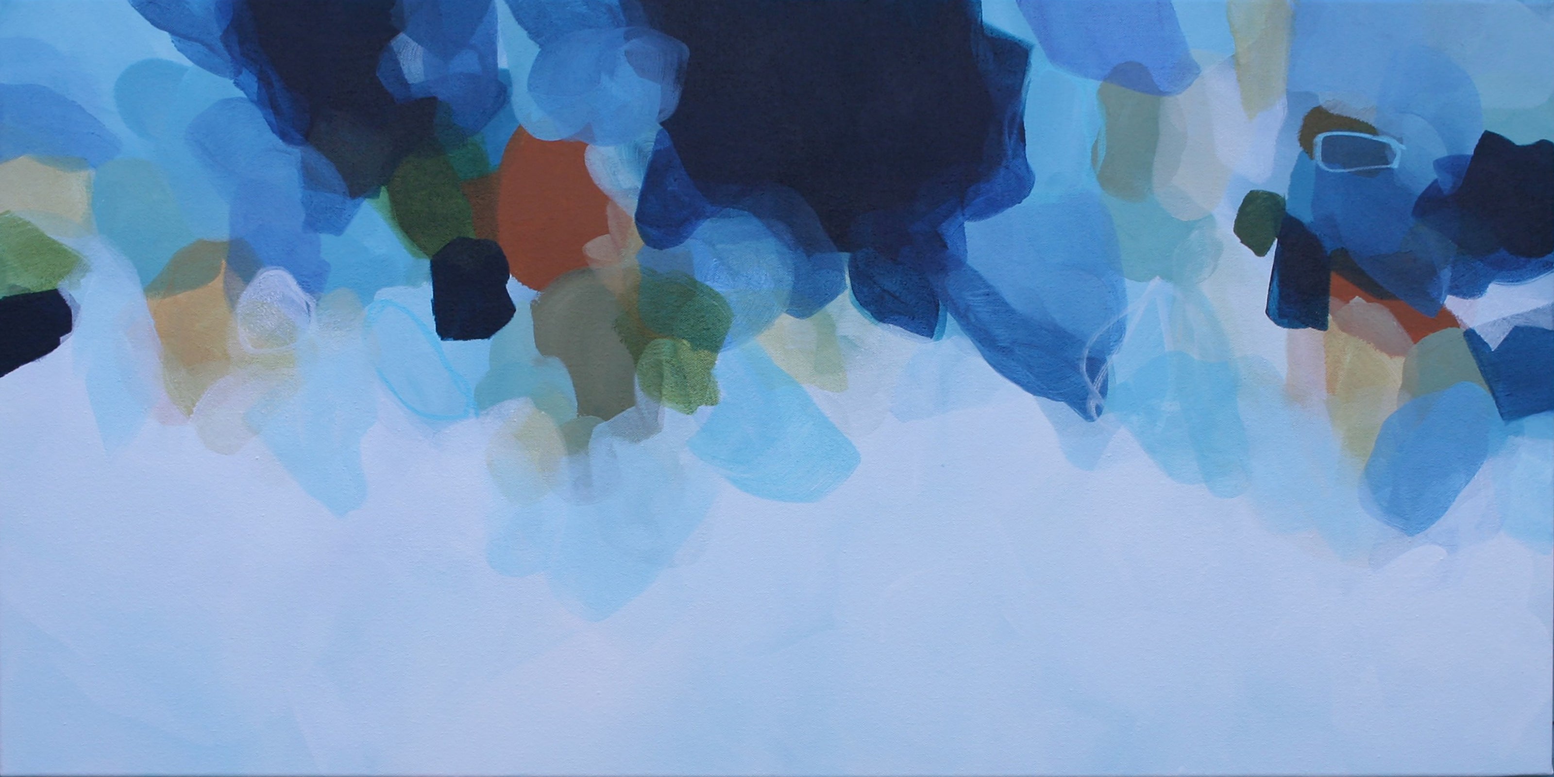 Blue Clouds - Original Painting by Susan Wooler