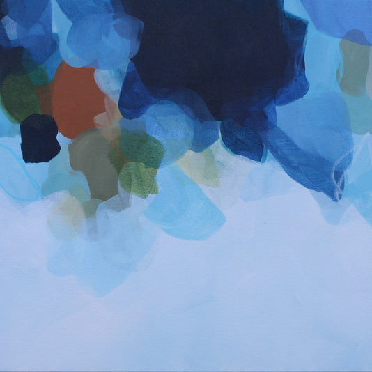 Blue Clouds - Original Painting by Susan Wooler