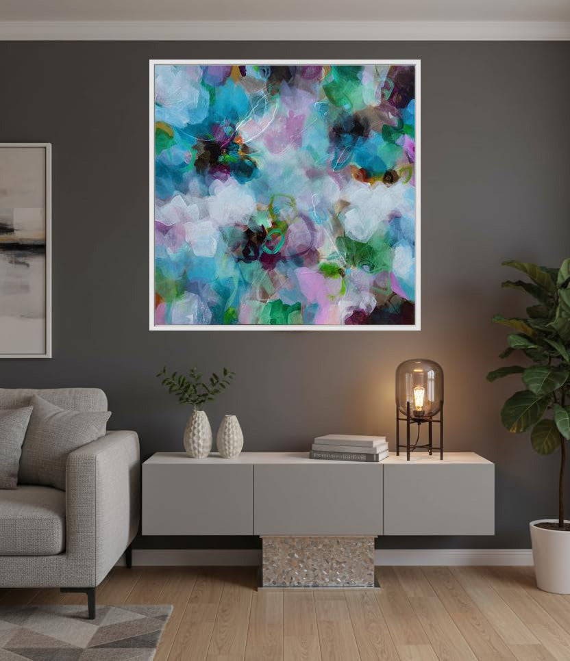Breathe - Framed Canvas Print by Susan Wooler