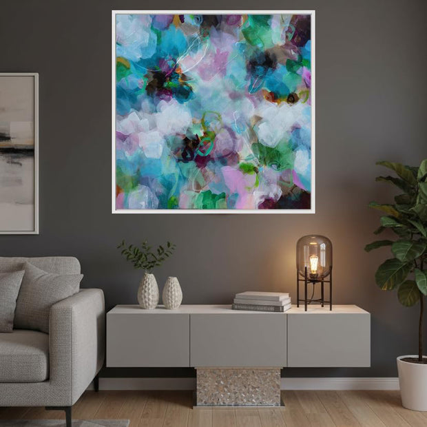 Breathe - Framed Canvas Print by Susan Wooler