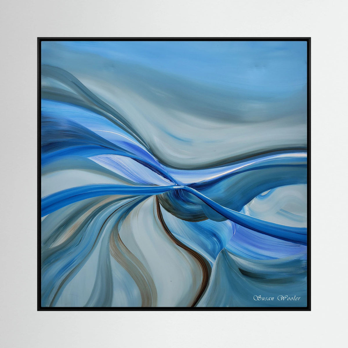 Confluence - Framed Canvas Print