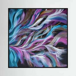 Kinetic - Framed Canvas Print