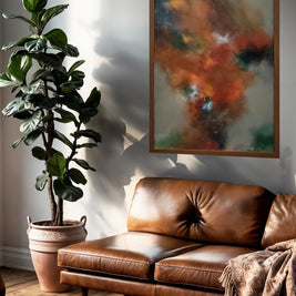Copper & Clay - Original Framed Painting by Susan Wooler