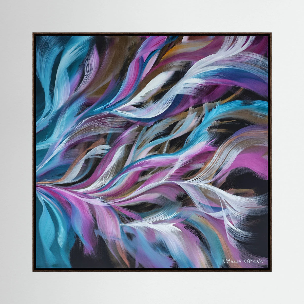 Kinetic - Framed Canvas Print