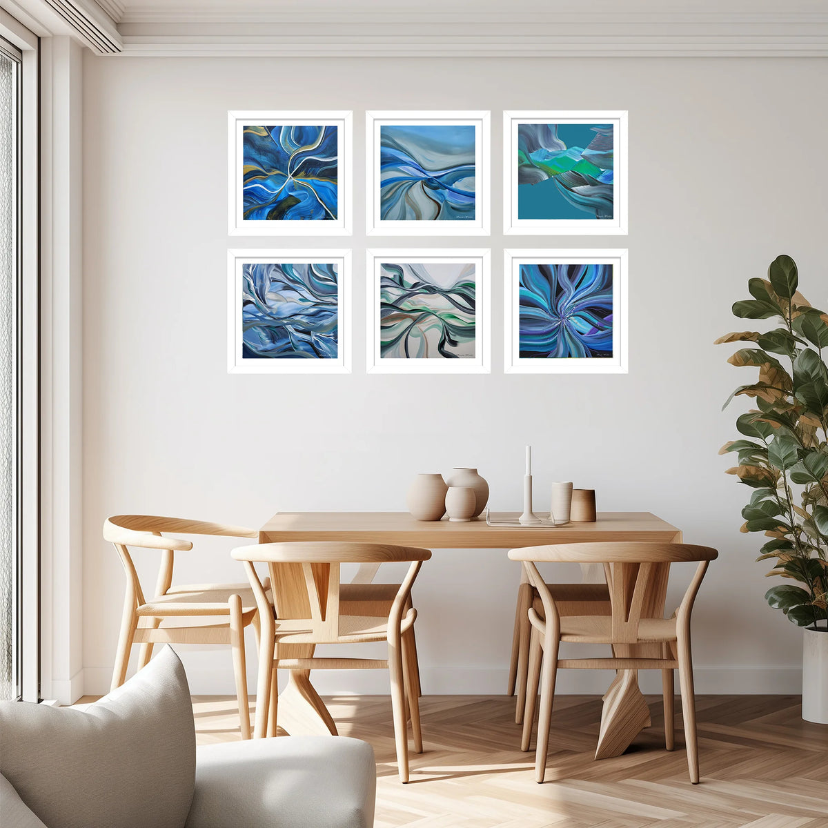 Set of Six Mini Art Prints - Ebb & Flow