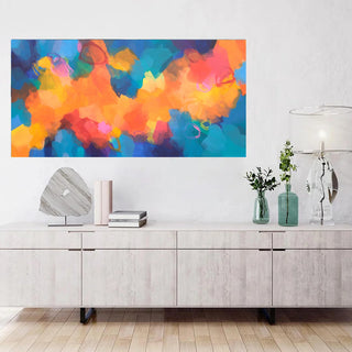 Colouful abstract painting