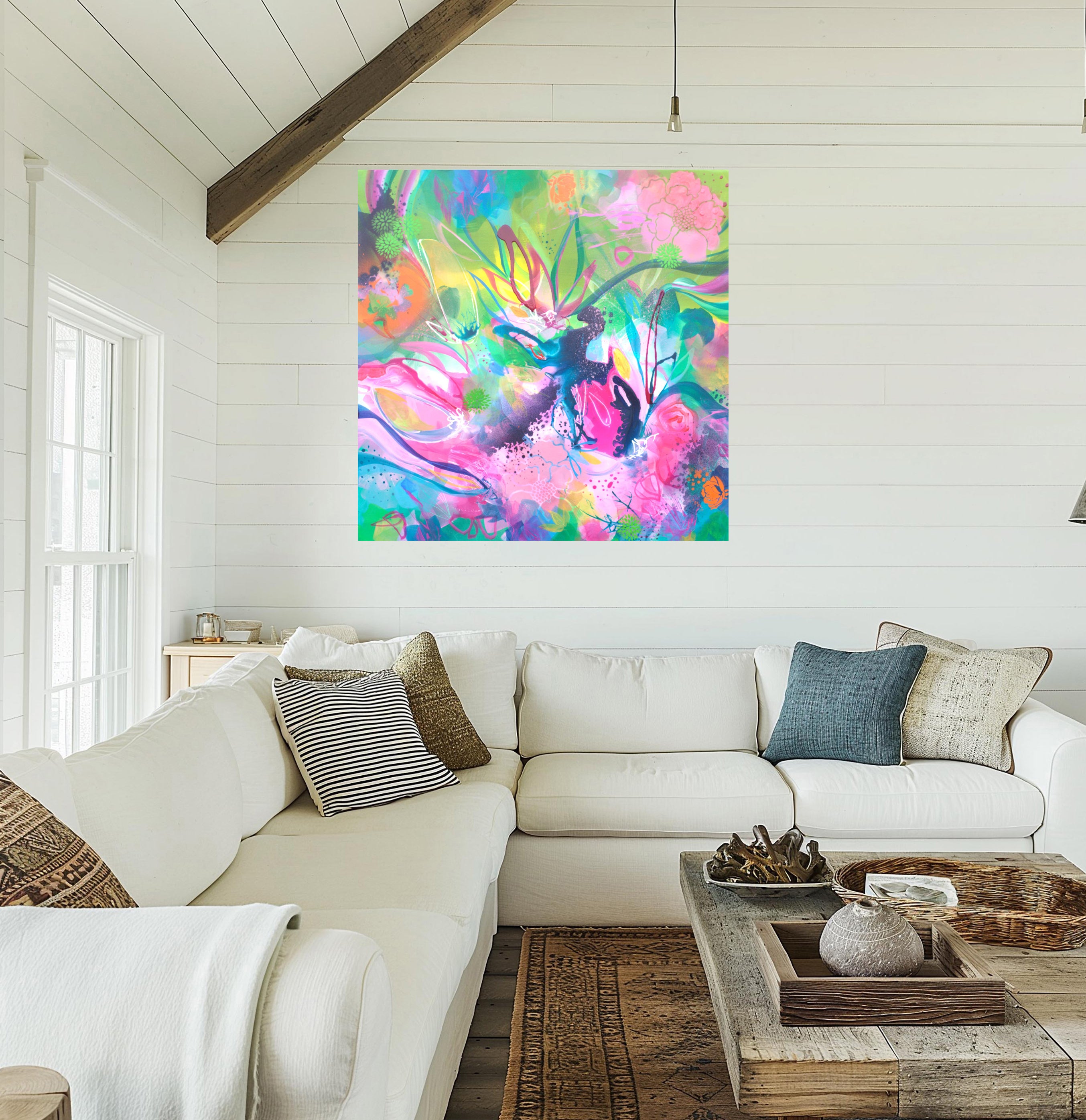 Feel As Free As The Wildflowers - Original Painting by Susan Wooler
